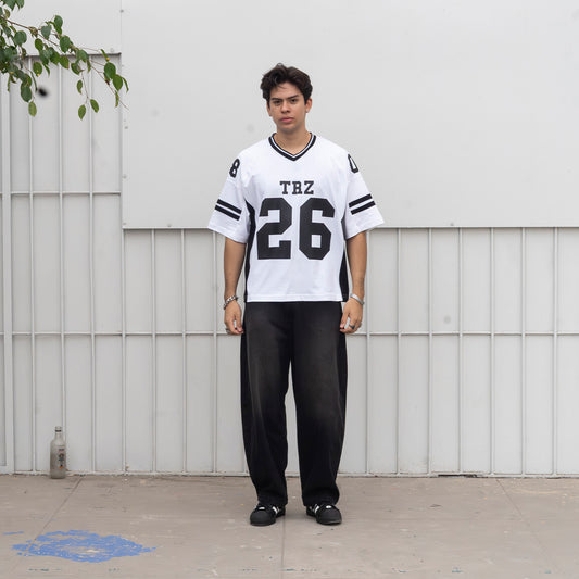 POLO JERSEY BOXY FIT | PHELPS BLANCO