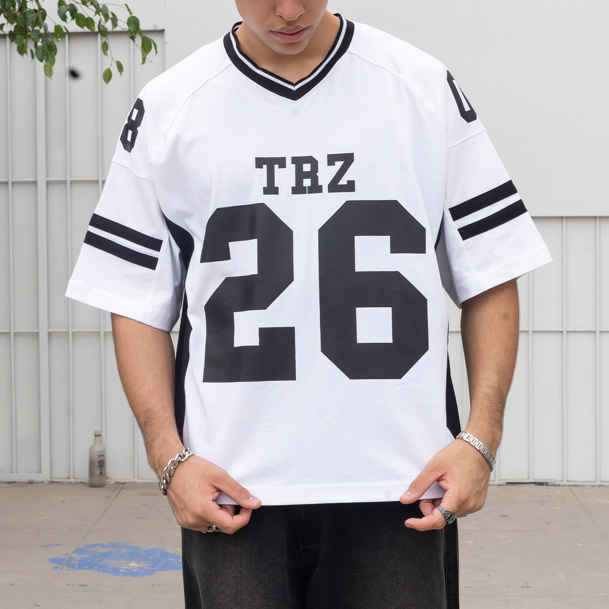 POLO JERSEY BOXY FIT | PHELPS BLANCO