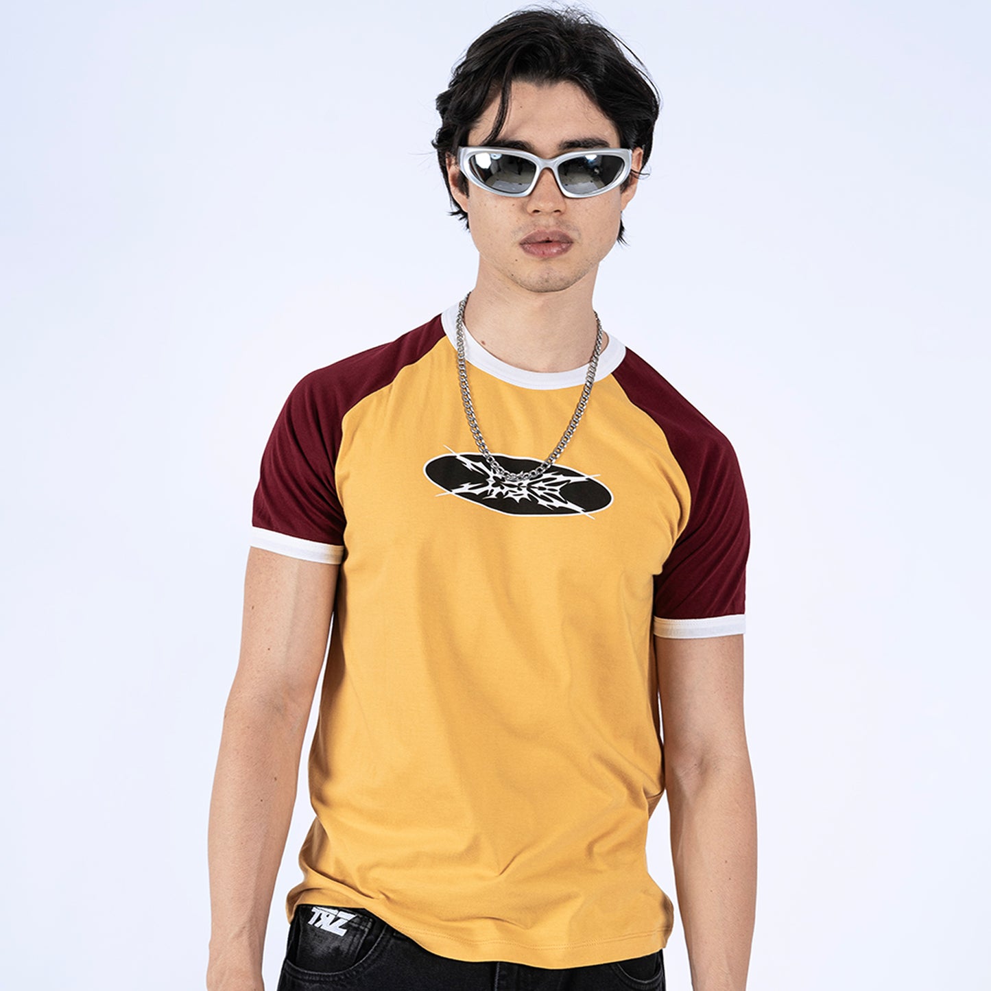BABY TEE BEEL | AMARILLO/VINO