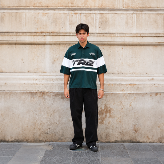 POLO RUGBY BOXY FIT | STORM VERDE
