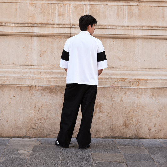 POLO RUGBY BOXY FIT | STORM BLANCO