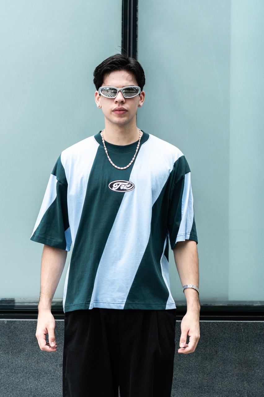 POLO BOXY FIT | WHITCH VERDE Y CELESTE